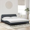 vidaXL Bed Frame Dark Grey