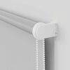 vidaXL Roller Blind Light grey 100% polyester, Aluminum top rail
