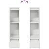 vidaXL Highboard White Engineered wood Tall Highboard Rectangular