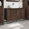 vidaXL Bathroom Sink Cabinet Brown Oak Engineered Wood