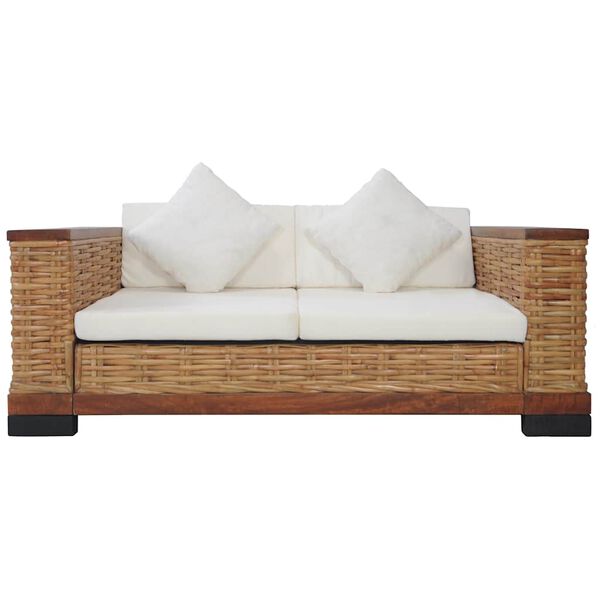 vidaXL Sofa Brown, Cream