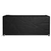 vidaXL Garden Furniture Cover Black Polyethylene 70.9 x 48.0 x 29.5 in