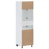 vidaXL Kitchen Cupboard High gloss white Engineered wood Tall