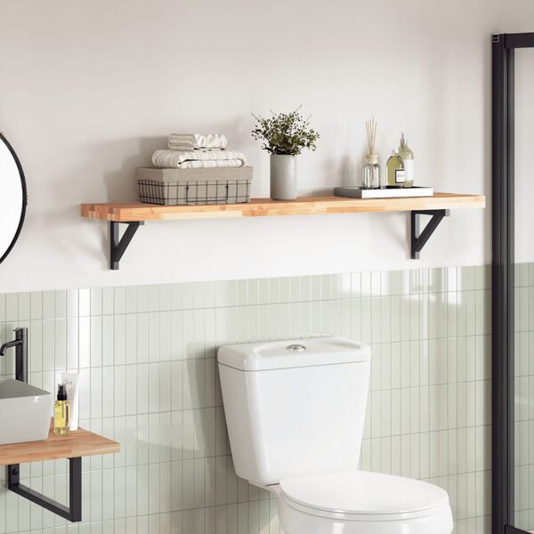 vidaXL Table Top Natural Wood Solid Acacia wood 55.1x11.8x1.6 in Durable