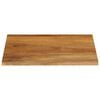 vidaXL Table Top Oak Solid mango wood Medium Table Top Square Rustic