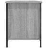 vidaXL TV Cabinet Grey Sonoma Engineered wood, Iron 39.4 x 15.7 x 19.7 in