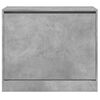 vidaXL Shoe Cabinet Concrete Grey Engineered Wood Compact Shoe Cabinet