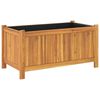 vidaXL Garden Planter Natural Wood Solid Acacia Wood
