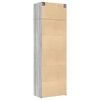 vidaXL Storage Cabinet Grey Sonoma Engineered Wood Tall Storage Cabinet