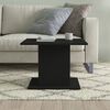vidaXL Coffee Table Black Engineered wood Medium Coffee Table