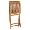 vidaXL Garden Chair Set of 6 Brown Fine sanded teak hardwood Standard