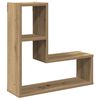 vidaXL Wall Cube Shelf Set of 2 Artisan Oak Engineered Wood
