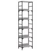 vidaXL Bookshelf Grey sonoma Engineered wood Tall Bookshelf