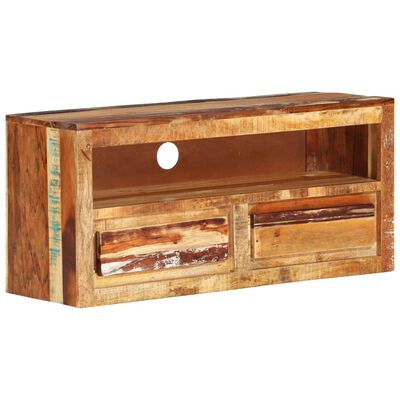 vidaXL TV Cabinets 2 pcs 34.6"x11.8"x15.7" Solid Wood Reclaimed