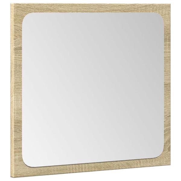 vidaXL Bathroom Furniture Set Sonoma Oak Engineered wood, Glass Medium