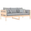 vidaXL Day Bed Natural Solid pine wood, Plywood Single