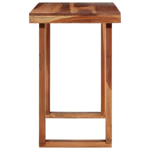 vidaXL Dining Table Honey Solid acacia wood Medium Durable