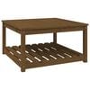 vidaXL Garden Table Honey Brown Solid Pine Wood Medium Garden Table