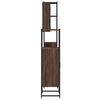vidaXL Bathroom Cabinet Set Brown oak