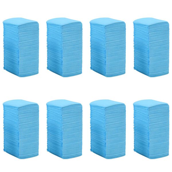 vidaXL Pet Training Pad Set of 400 Blue and white