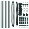 vidaXL Fence Post Green 32.81 x 1.31 ft (2.36 x 2.36 in mesh)