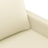 vidaXL Sofa Set Cream