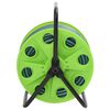 vidaXL Free Standing Green Hose Reel with 65.6 ' Hose PVC