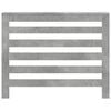 vidaXL Radiator Cover Concrete Grey 40.9x7.9x32.3" Engineered Wood