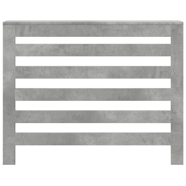 vidaXL Radiator Cover Concrete Grey 40.9x7.9x32.3" Engineered Wood