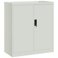vidaXL File Cabinet Light Gray 31.1"x15.7"x35.4" Steel