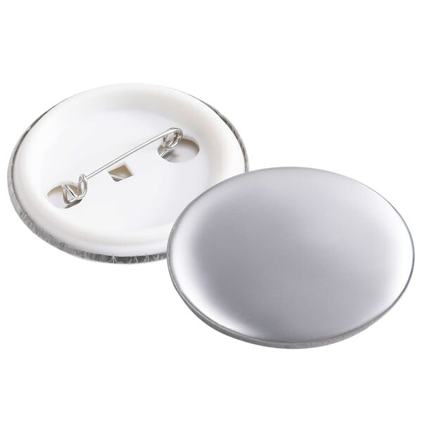 vidaXL Pinback Button Parts 500 Sets 1.5"
