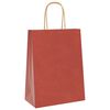 vidaXL Paper Bags 50 pcs with Handles Red 21x11x28 cm