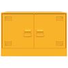 vidaXL TV Cabinet Mustard Yellow Cold-rolled steel Medium TV Cabinet