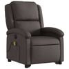vidaXL Electric Stand Up Massage Recliner Chair Dark brown