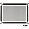vidaXL Insect Screen Brown frame, Black mesh
