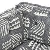 vidaXL Pallet Sofa Cushion Grey Cotton Fabric, Foam, Polyester