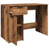 vidaXL Desk Old Wood Engineered Wood Medium Computer Desk Rectangular