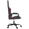vidaXL Gaming Chair Black and Wine Red Faux Leather