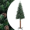 vidaXL Christmas Tree Green PVC 82.7 in Decorative Inlays