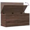 vidaXL Storage Box Brown Oak Engineered Wood Medium Rectangular Modern