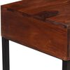 vidaXL Desk Brown Solid Acacia Wood Standard Desk Rectangular