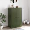 vidaXL Sideboard Olive Green Cold-rolled steel Medium Sideboard
