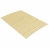vidaXL Slatted Bed Base Natural Wood Solid poplar wood 47x78.7 in