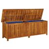 vidaXL Storage Box Oiled solid acacia wood 68.9 in x 19.7 in x 22.8 in