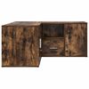 vidaXL Corner Cabinet Smoked Oak Engineered Wood