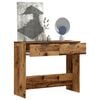 vidaXL Console Table Old wood Engineered wood Narrow Console Table