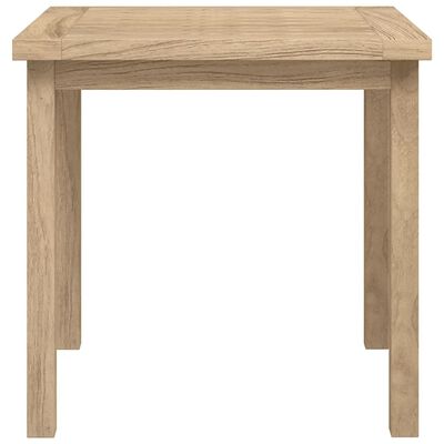 vidaXL Side Table 17.7"x17.7"x17.7" Solid Wood Teak