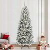 vidaXL Artificial Christmas Tree with 300 LEDs White 94.49 in