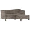 vidaXL Garden Lounge Set Grey, Dark grey