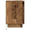 vidaXL Bedside Cabinet Old wood Engineered wood Medium Bedside Cabinet